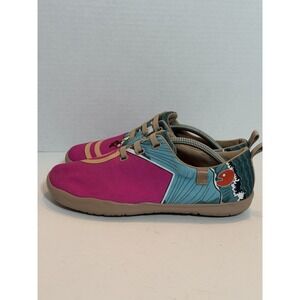 UIN ART OF WALK HAWAII SURFING LADIES CANVAS SLIP ON TRAVEL SHOES SIZE 9.5